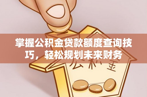 九龙城掌握公积金贷款额度查询技巧，轻松规划未来财务